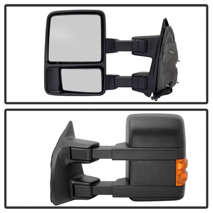 SPYDER xTune 99-15 Ford SuperDuty L/R Manual Extendable - Manual Adjust Mirror MIR-FDSD08S-MA-AM-SET 9935794