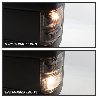 SPYDER xTune Ford SuperDuty 08-15 Extendable Heated Mirrors w/ LED Signal Smoke MIR-FDSD08S-PW-SM-SET 9935831