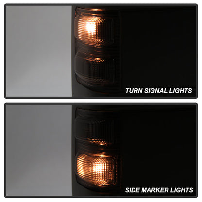 SPYDER Xtune L&R G2 Ford Superduty 99-07 Heated Smoke Signal Telescoping Mirrors MIR-FDSD99S-G2-PW-SM-SET 9935466