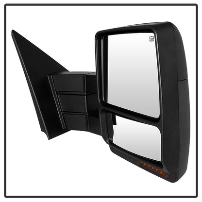 SPYDER Xtune Ford F150 07-14 Power Heated Amber LED Signal Telescoping Mirror Right MIR-FF15007S-PWH-AM-R 9935398