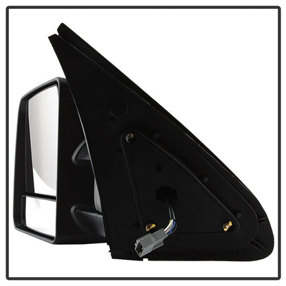 SPYDER xTune 07-14 Toyota Tundra Heated Amber LED Signal Telescoping Mirror -Left (MIR-TTUN07S-PWH-L) 9937590
