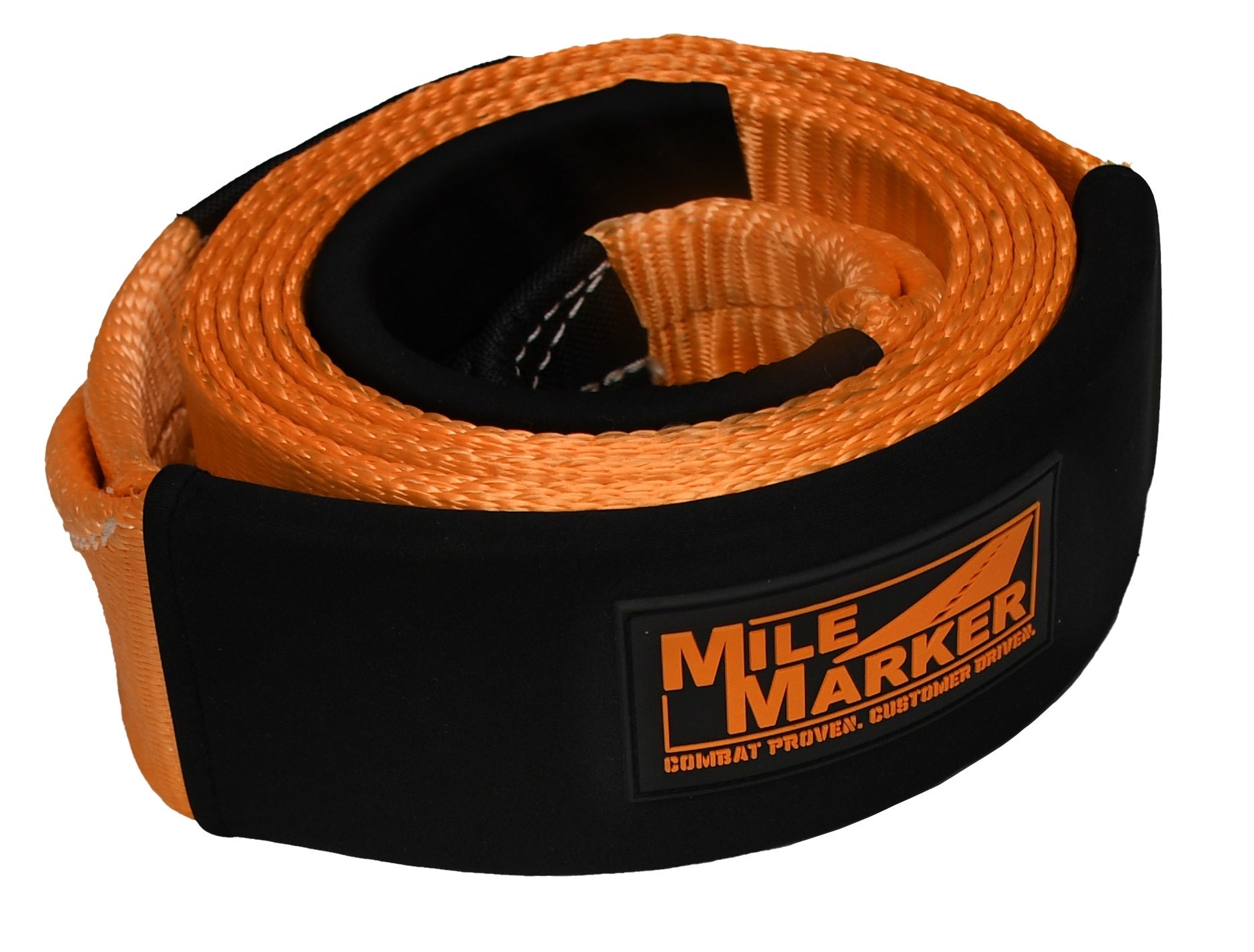 MILE MARKER 3in x 30ft Tow Strap 30000lbs Towing Equipment Tie-Down Straps and Components main image
