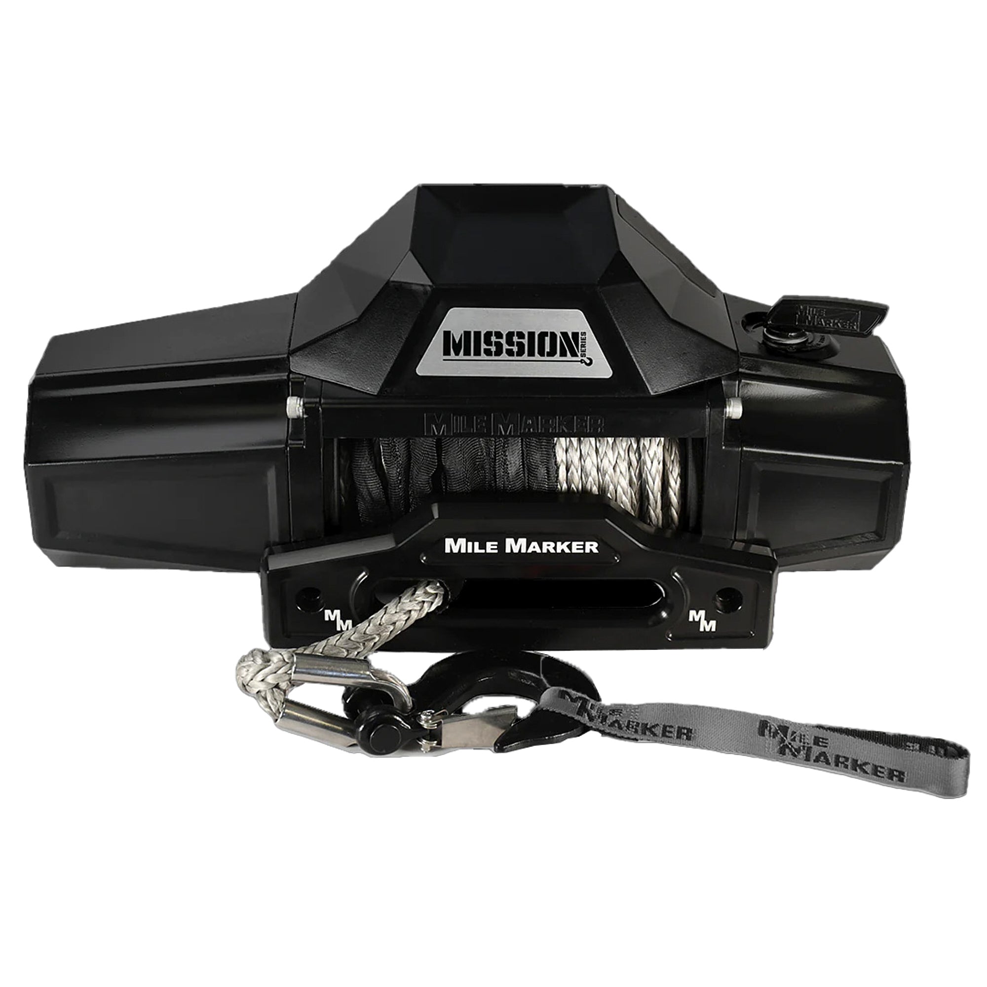 Mile Marker Mission 12000lb Winch with Synthetic Rope Winches Winches main image