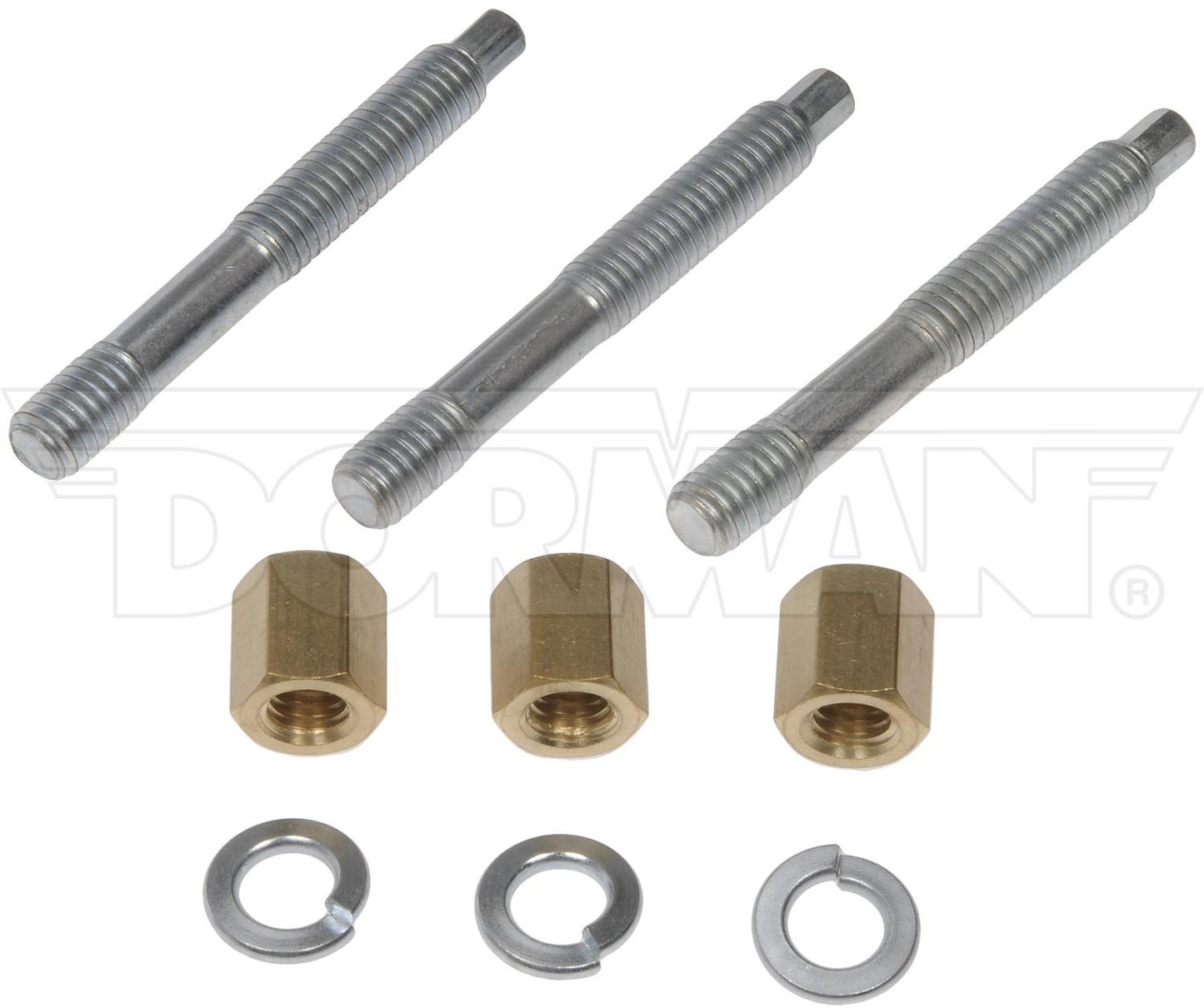 Dorman HELP Exhaust Manifold Stud and Nut Kit 3/8-16 x 3-1/4 Inch for Buick Chevrolet GMC Oldsmobile Pontiac 03113