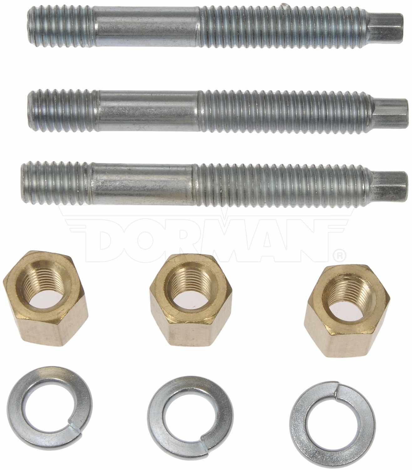 Dorman HELP Exhaust Manifold Stud and Nut Kit 3/8-16 x 3-1/4 Inch for Buick Chevrolet GMC Oldsmobile Pontiac 03113