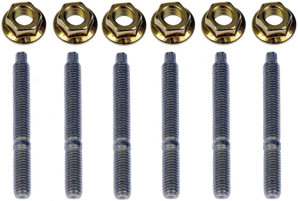 Dorman - HELP Exhaust Manifold Hardware Kit with 6 Studs and 6 Nuts for Ford 2008-1999 Mercury 2007-2004 03419B