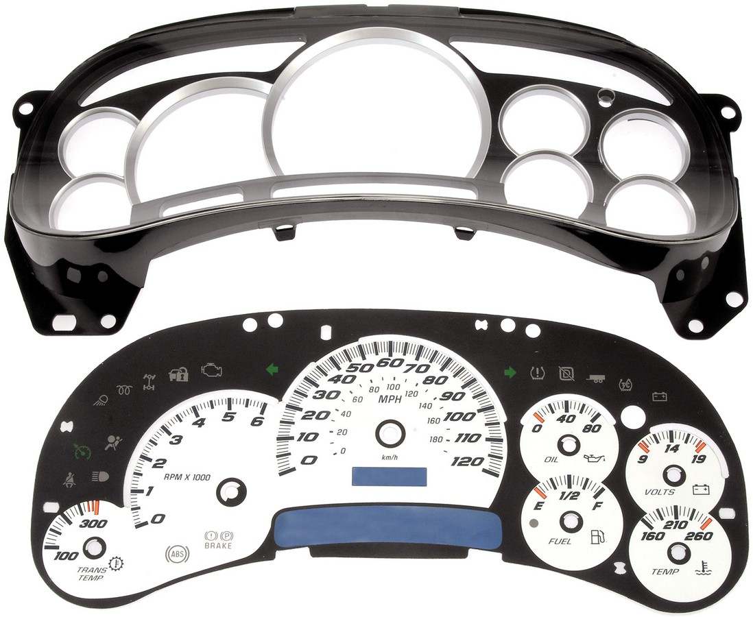 Dorman Instrument Cluster Upgrade Kit with Satin Lens for 2005-2006 Cadillac, 2007-2008 Chevrolet, 2007-2008 GMC 10-0001B
