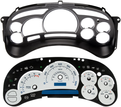 Dorman - HELP Instrument Cluster Upgrade Kit Escalade Style Without Transmission Temperature for 2003-2007 Chevrolet GMC 10-0102B