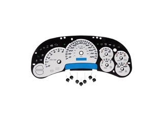 Dorman - HELP Instrument Cluster Upgrade Kit White With No Transmission Temperature Precision-Engineered for 2007-03 Chevrolet GMC 10-0103B