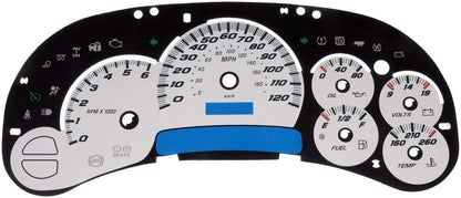 Dorman - HELP Instrument Cluster Upgrade Kit White With No Transmission Temperature Precision-Engineered for 2007-03 Chevrolet GMC 10-0103B