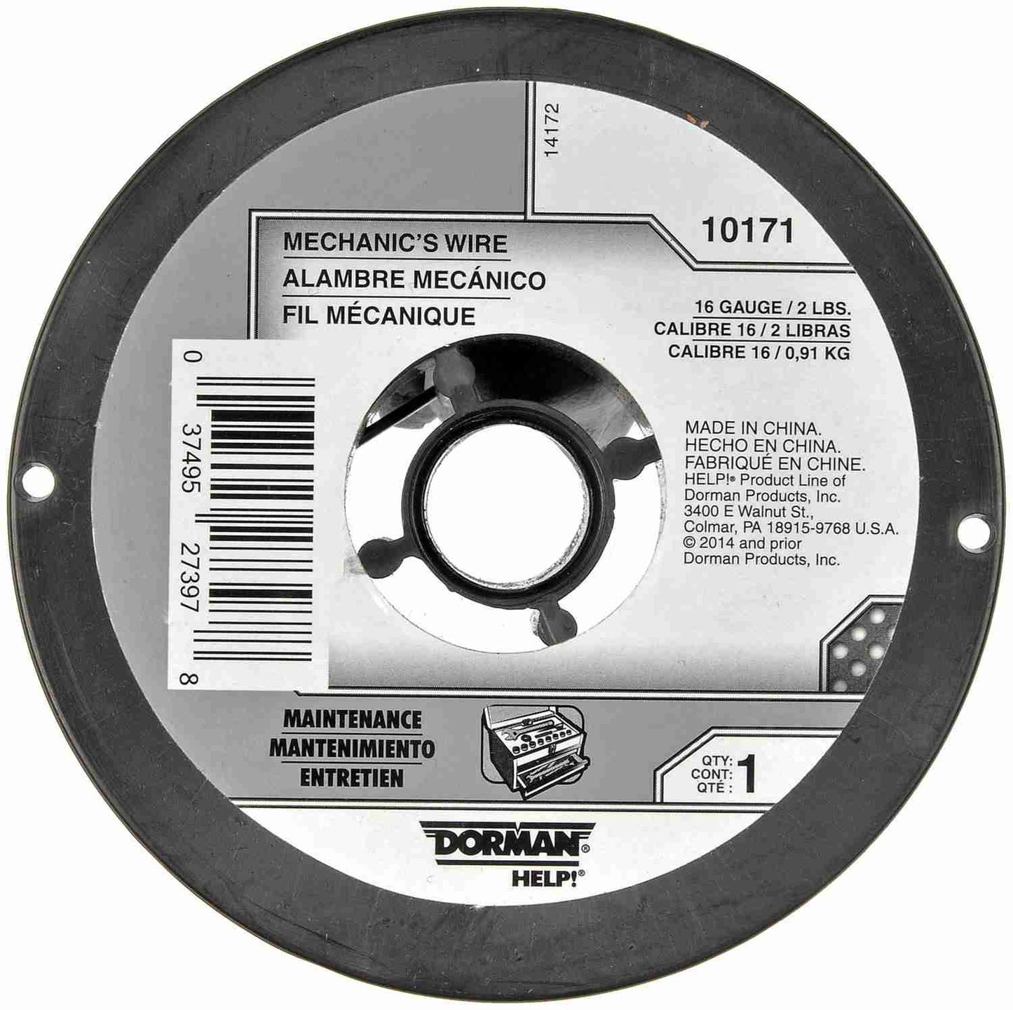 Dorman - HELP Mechanics Wire 16 Gauge 2 Pound Spool 10171