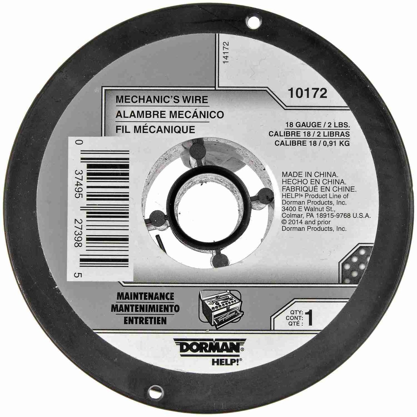Dorman - Help Mechanics Wire 18 Gauge 2 Pound Spool with Trustworthy Quality