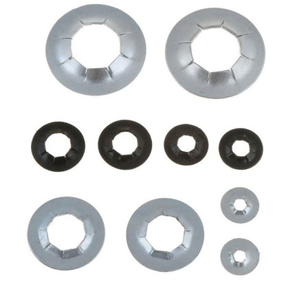 Dorman HELP Push Nut Assortment with 10 Pieces for Automotive Commercial and Household Applications 13441