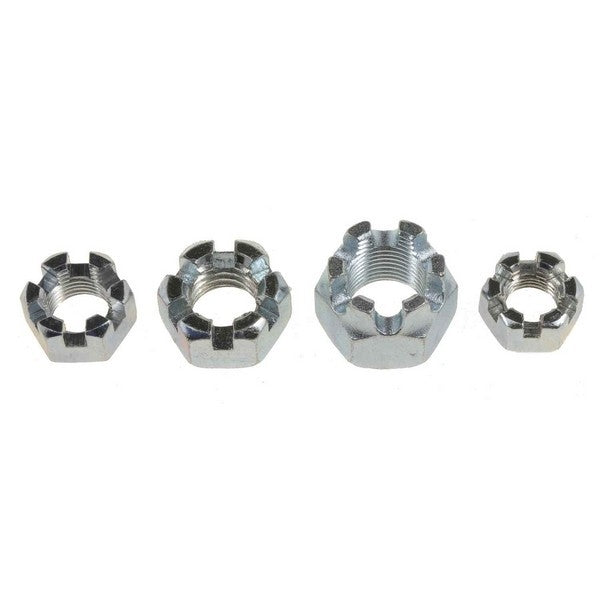 Dorman HELP Castellated Hex Nut Assortment 4 Piece Set for Automotive Repair 13559