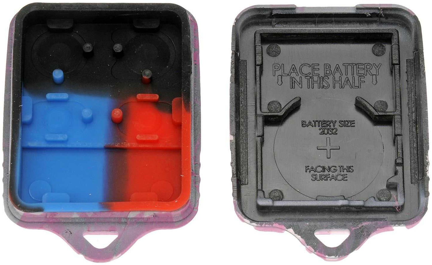 Dorman HELP Keyless Entry Transmitter Cover for 1995-2016 Ford 1995-2012 Lincoln 1995-2011 Mercury 13607PKC