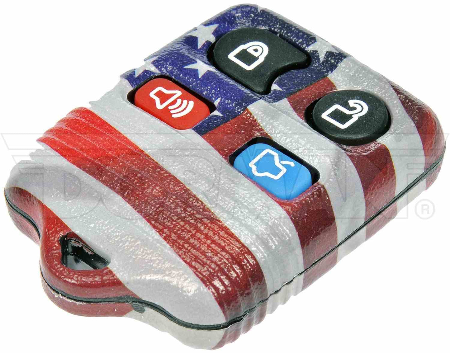 Dorman - Help Keyless Entry Transmitter Cover with American Flag for 1995-2016 Ford, 1995-2012 Lincoln, 1995-2011 Mercury 13607US