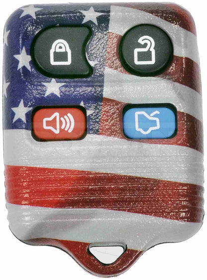 Dorman - Help Keyless Entry Transmitter Cover with American Flag for 1995-2016 Ford, 1995-2012 Lincoln, 1995-2011 Mercury 13607US