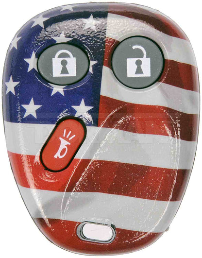 Dorman - HELP Keyless Entry Transmitter Cover American Flag for 2009-02