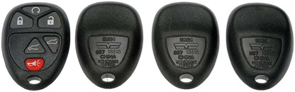 Dorman Help Keyless Entry Transmitter Cover with Custom Look for 2014-2007 Cadillac Chevrolet GMC Part 13637