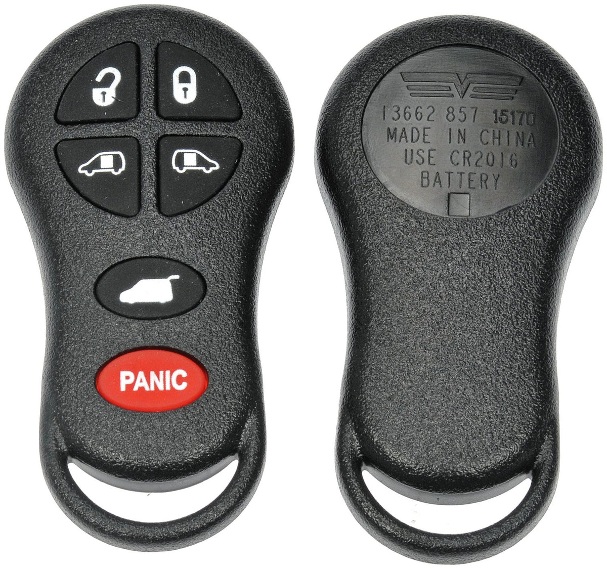 Dorman - HELP Keyless Entry Transmitter Cover with Custom Look for 2002-2003 Chrysler Dodge 13662