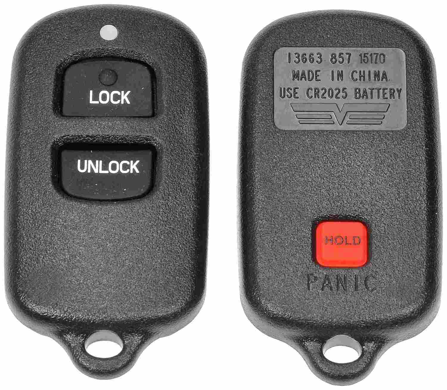 Dorman - HELP KEYLESS REMOTE CASE 13663