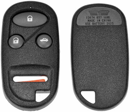Dorman - HELP Keyless Entry Transmitter Cover Remote Case Repair Kit with Custom Look for 1996-2001 Acura 1996-2009 Honda 13674