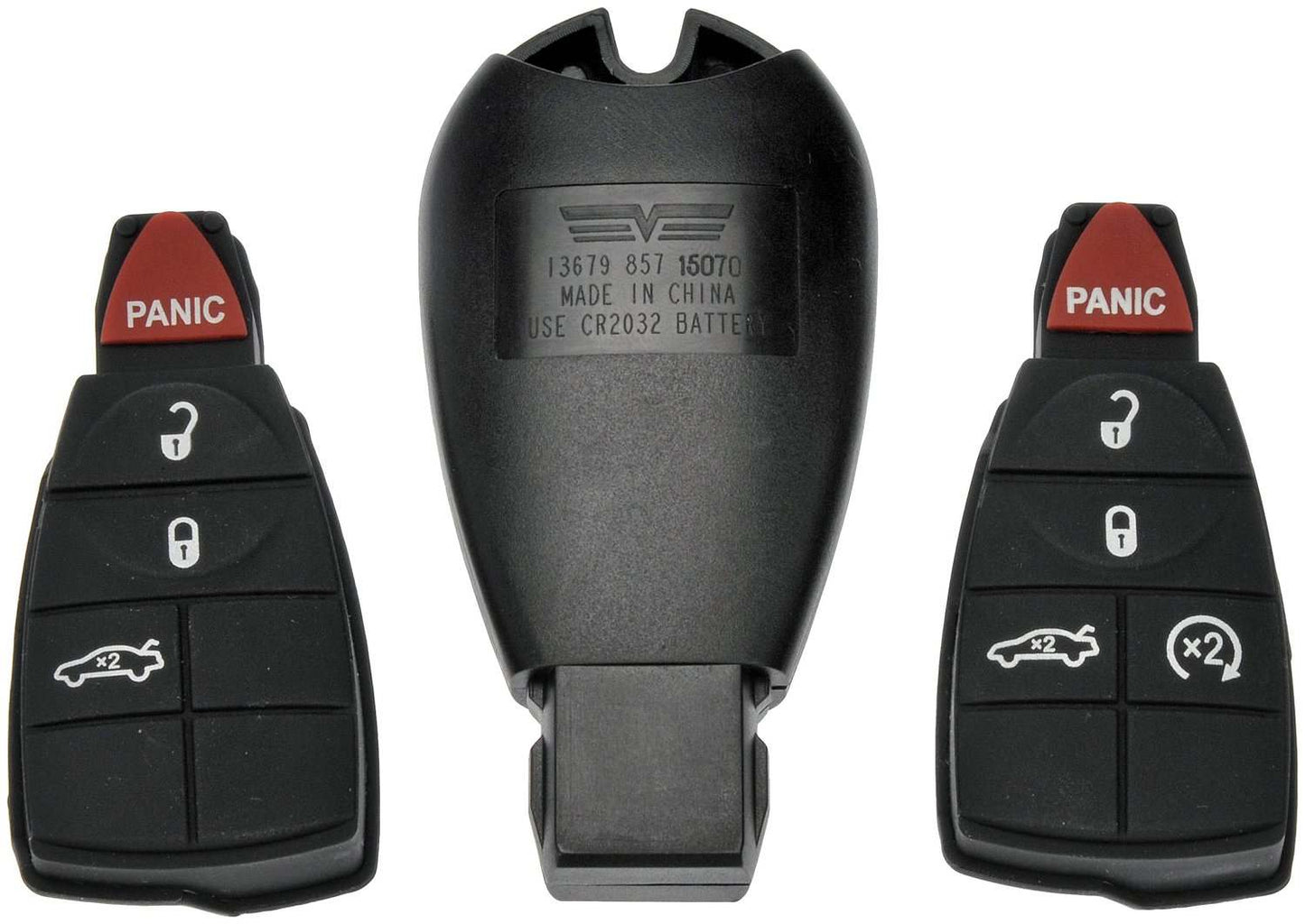 Dorman - HELP Keyless Entry Transmitter Cover with Custom Look for 2010-09 Chrysler 300, Dodge Challenger, Charger 13679