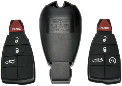 Dorman - HELP Keyless Entry Transmitter Cover with Custom Look for 2010-09 Chrysler 300, Dodge Challenger, Charger 13679