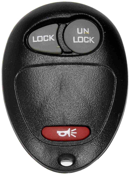 Dorman - HELP Keyless Entry Transmitter 3-Button with Programming Instructions for 2012 Chevrolet 2012 GMC 2010 Hummer 2004 Oldsmobile 2005 Pontiac PN 13740