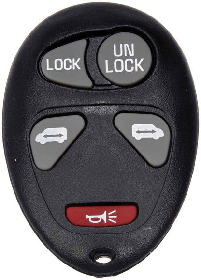 Dorman - HELP Keyless Entry Transmitter 5-Button Remote with Programming Instructions for 2004-2005 Chevrolet Venture, Oldsmobile Silhouette, Pontiac Montana 13742