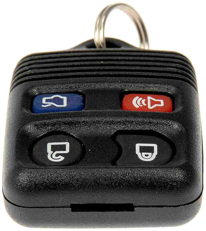 Dorman - HELP Keyless Entry Transmitter 4 Button Remote for Ford 1998-2016, Lincoln 2000-2003, Mercury 1998-2011 Part 13799