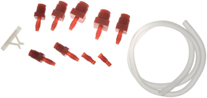 Dorman - HELP Brake Master Cylinder Bleeding Tool with 22 In. Hose, Clip, and 6 Fittings 13910