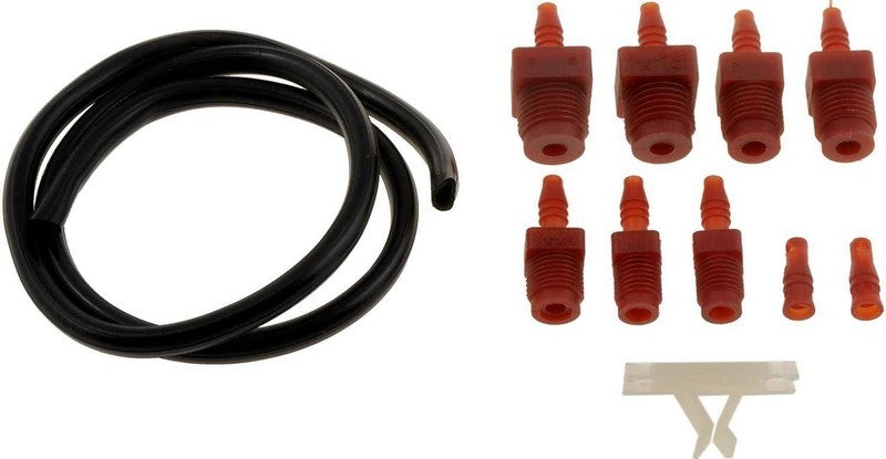 Dorman - HELP Brake Master Cylinder Bleeding Tool with 22 In. Hose, Clip, and 6 Fittings 13910