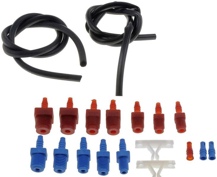Dorman - HELP Brake Master Cylinder Bleeding Tool with 22 In. Hose, Clip, and SAE & Metric Fittings 13911