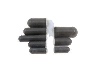 Dorman Vacuum Cap Black Rubber with Assortment 41050