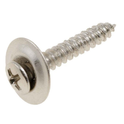 Dorman Autograde Chrome Sems Head Trim Screw 8-18 X 1 In for Automotive Fastening 45581