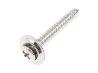 Dorman Autograde Chrome Sems Head Trim Screw 8-18 X 1-1/4 In for Automotive Fastening 45583