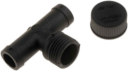 Dorman HELP 3/4 Inch Radiator Flush Tee With Cap for Coolant System Flushing 47120