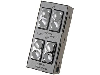 Dorman - HELP Door Window Switch Power Window Front Left 4 Button with Trustworthy Quality for 1989-86 Buick 1993-85 Cadillac 1991-85 Oldsmobile 49219