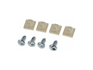 Dorman HELP License Plate Retainer Kit with Durable Construction for Universal Fit 49258