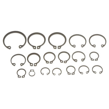 Dorman HELP External Retaining Ring Assortment 1/4 In to 1 In with Visual Guide 49899