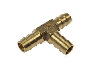 Dorman HELP 3/8 Inch Brass Fuel Hose Tee Connector for Automotive Repair 55108
