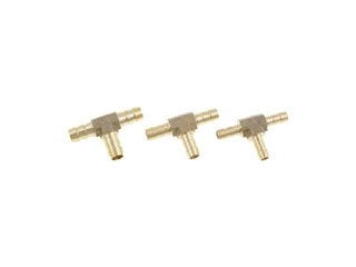 Dorman HELP Brass Fuel Hose Tee Connector Assortment 1/4 In 5/16 In 3/8 In 55109