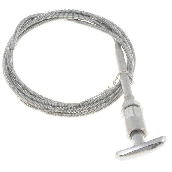 Dorman Multi-Purpose Control Cable with 1-3/4 in. Chrome Knob for 6 ft. Length 55203