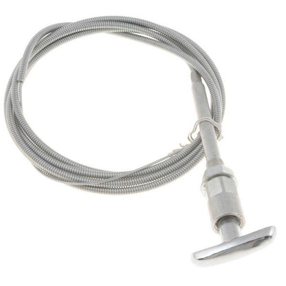 Dorman Multi-Purpose Control Cable with 1-3/4 in. Chrome Knob for 6 ft. Length 55203