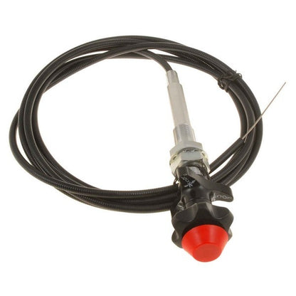 Dorman - HELP Multi-Purpose Control Cable with 2 In Black Knob for 10 Ft Length 55204