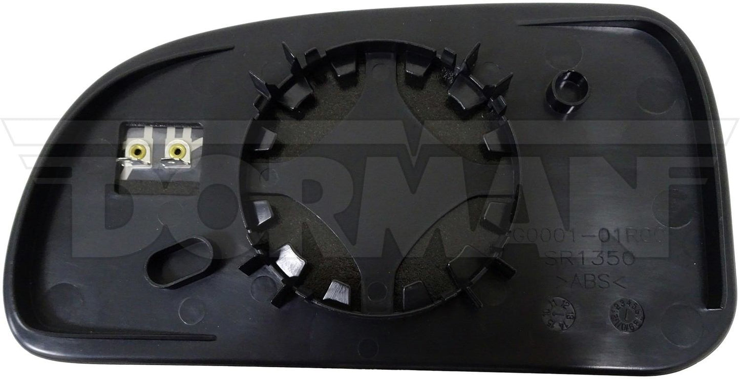 Dorman - HELP Door Mirror Glass Heated Plastic Backed Right for 2007-04 Buick, 2009-02 Chevrolet, 2009-02 GMC, 2004-02 Oldsmobile