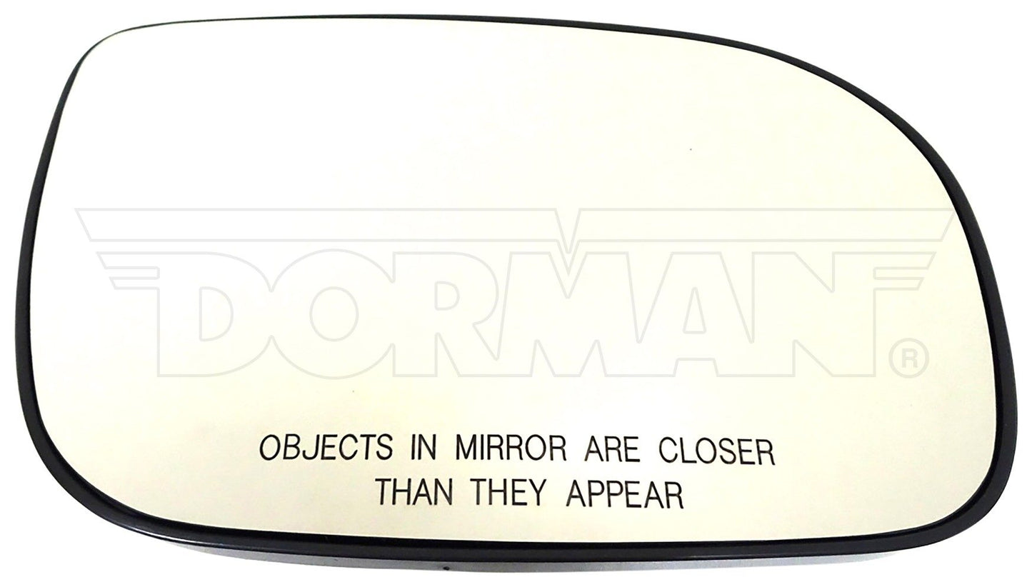 Dorman - HELP Door Mirror Glass Plastic Backed with Easy Installation for 2005-2007 Buick, 2004-2008 Chevrolet, 2004 Oldsmobile, 2004-2006 Pontiac, 2005-2007 Saturn