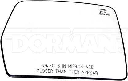 Dorman - HELP Door Mirror Glass Heated Plastic Backed Mirror Right for 2010-07 Ford F-150, Ford Lobo, Lincoln Mark LT 56109