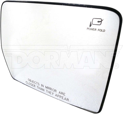 Dorman - HELP Door Mirror Glass Heated Plastic Backed Mirror Right for 2010-07 Ford F-150, Ford Lobo, Lincoln Mark LT 56109